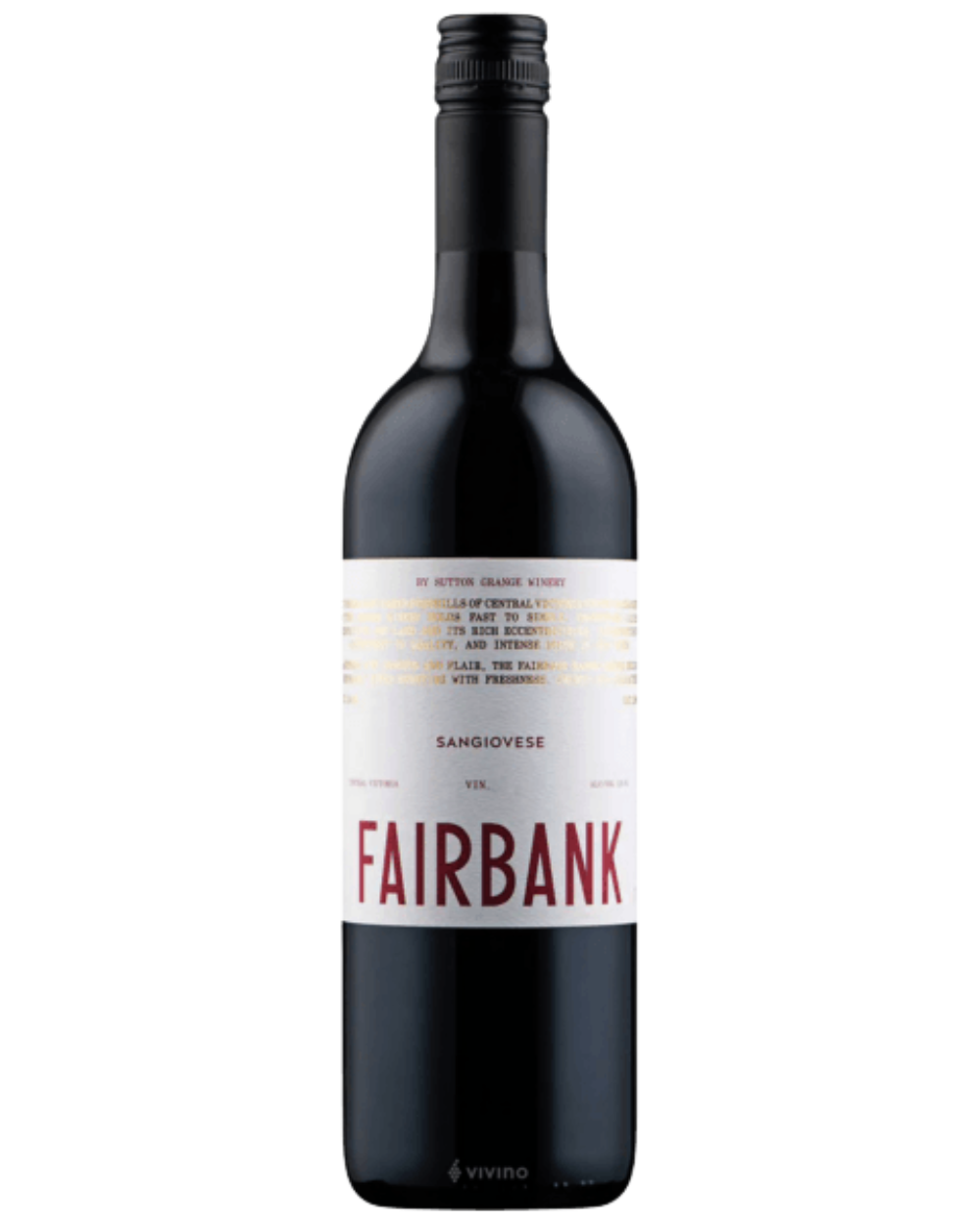 Sutton Grange Fairbank Sangiovese
