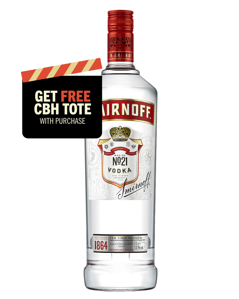 Smirnoff No.21 Vodka 1L