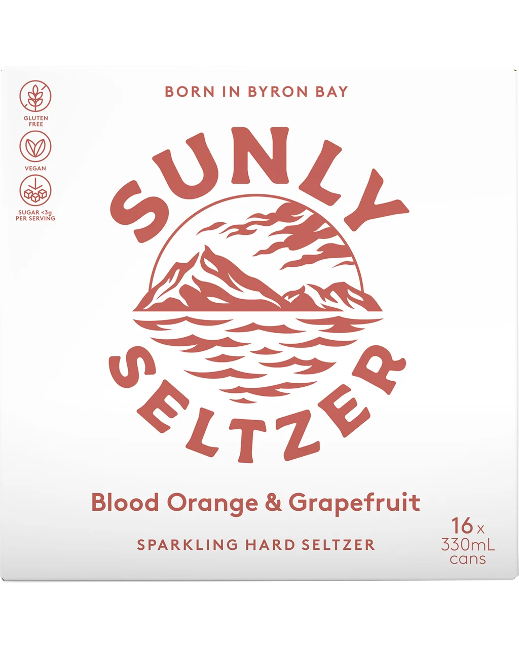 Sunly Blood Orange Seltzer