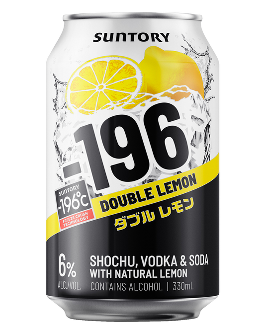 -196 Lemon & Vodka 6 % 10 Pack Can