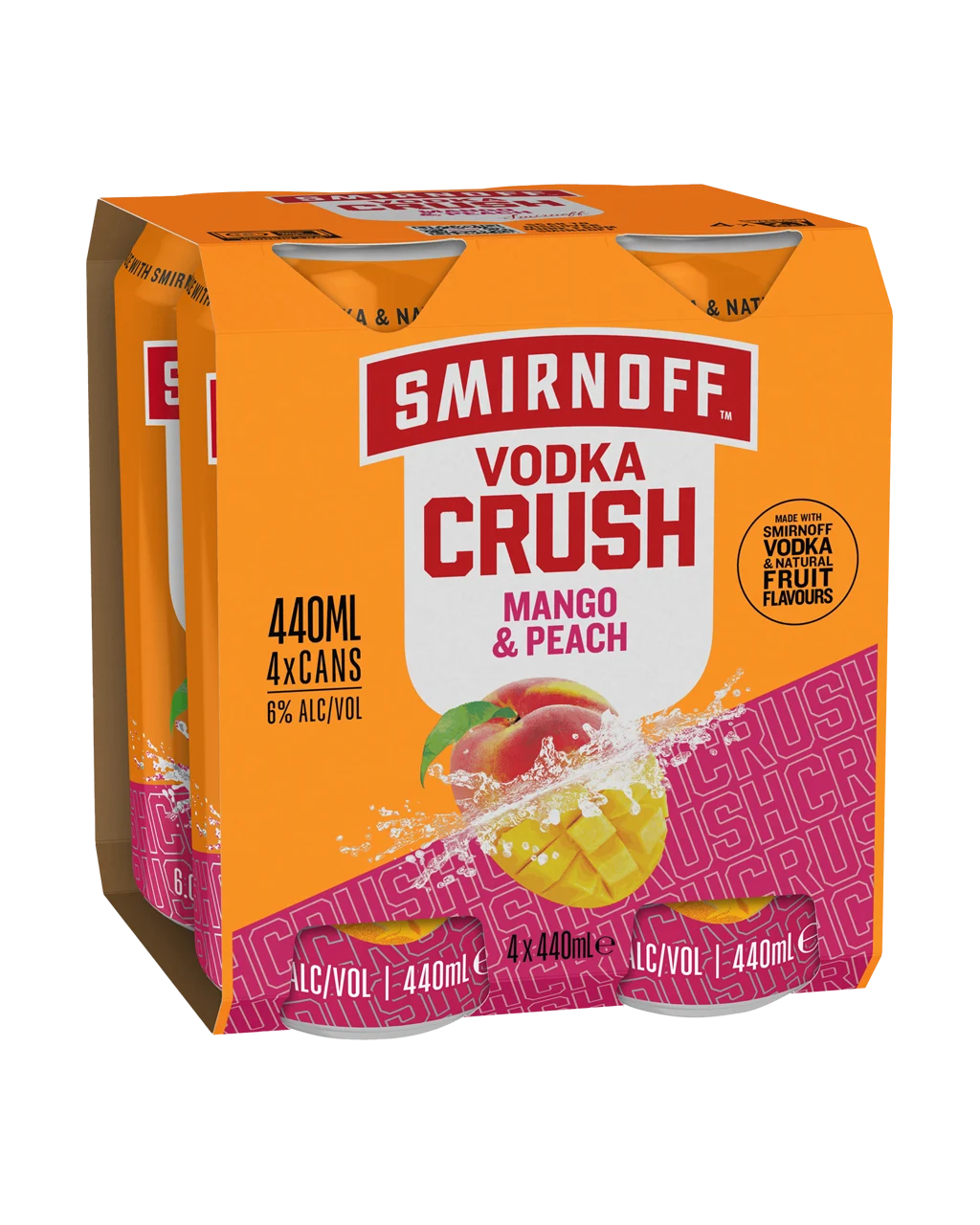 Smirnoff Crush Peach & Mango