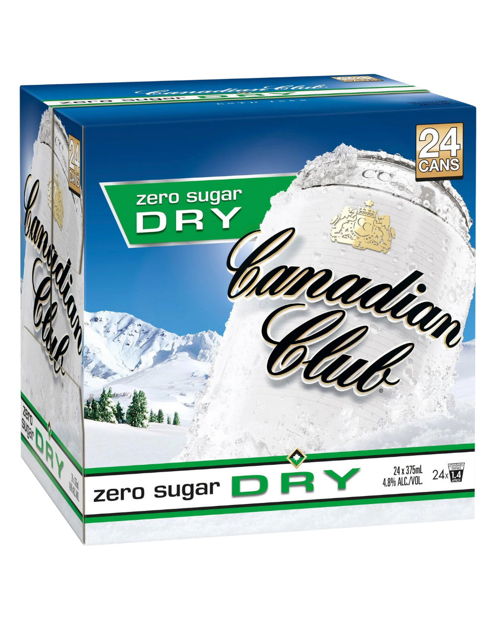 Canadian Club & Dry Zero Can