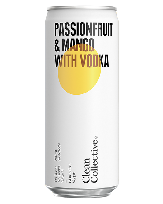 Clean Collective Passionfruit & Mango With Vodka