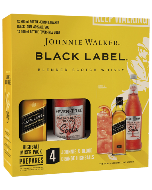 Johnnie Walker Black Label & Fever-Tree Highball Gift Pack