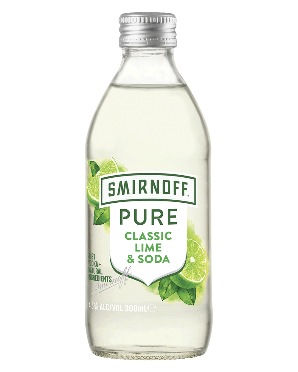 Smirnoff Pure Lime & Soda
