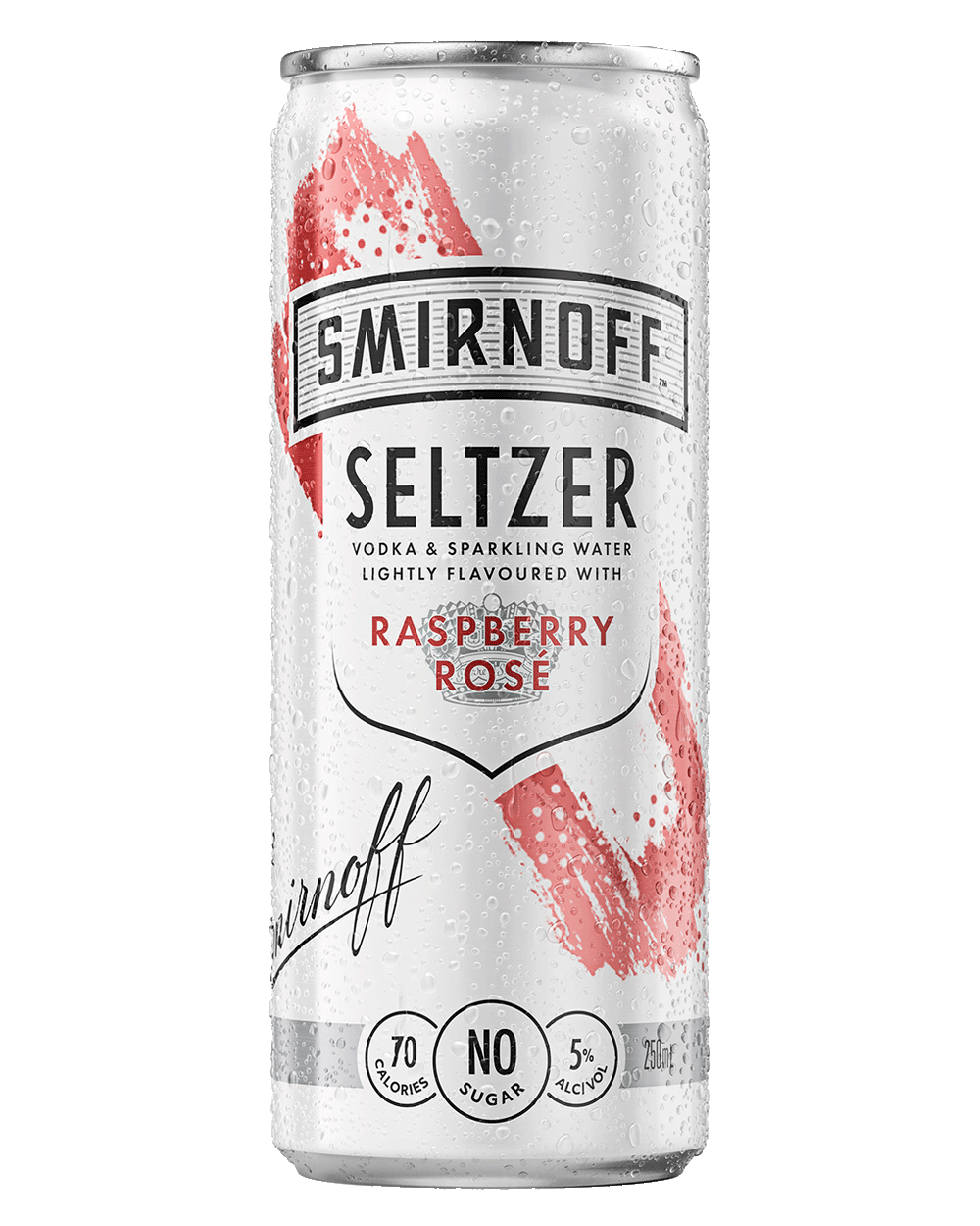 Smirnoff Raspberry Seltzer Can