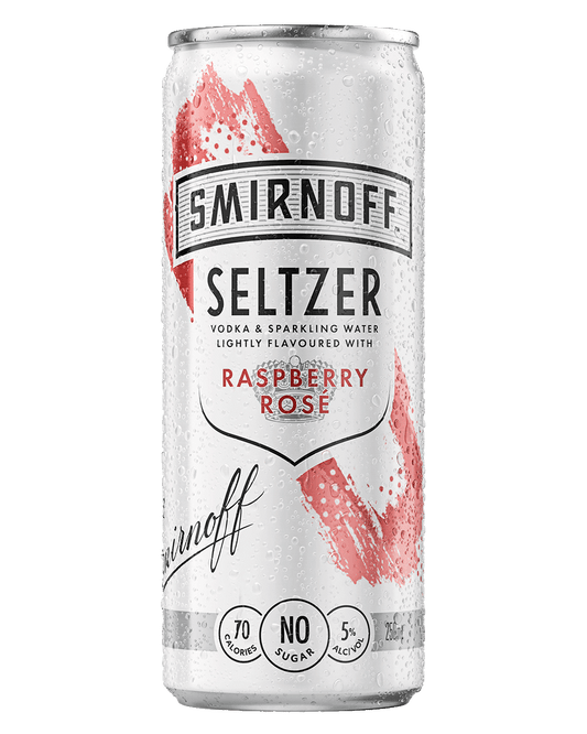 Smirnoff Raspberry Seltzer Can