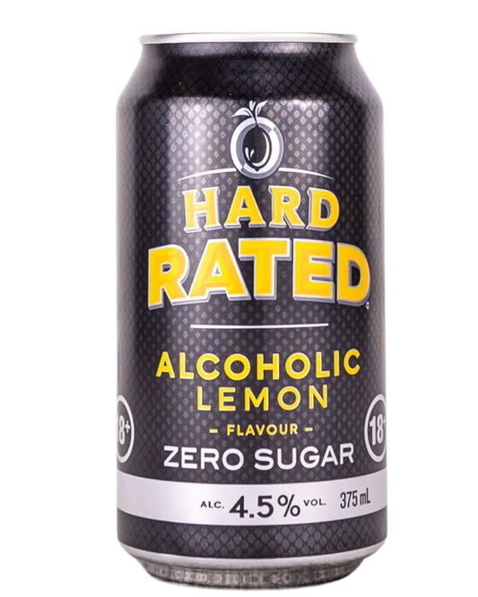 Hard Rated Alcoholic Lemon No Sugar 4PK