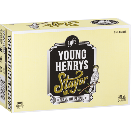 Young Henrys Stayer Lager Can