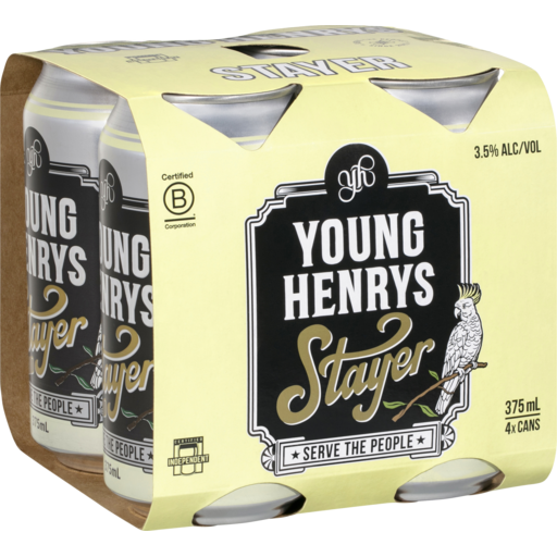 Young Henrys Stayer Lager Can