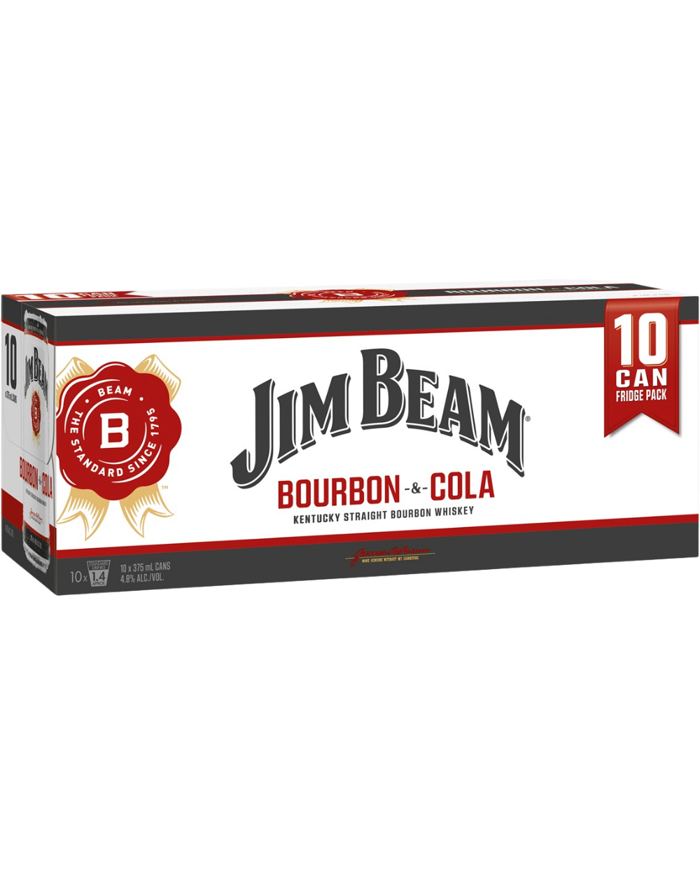 Jim Beam & Cola 10pk Can